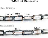 RSE Heavy Duty Galvanised Chain 6mm 3 Metre Zinc Steel for Lock Gate Fence view 5