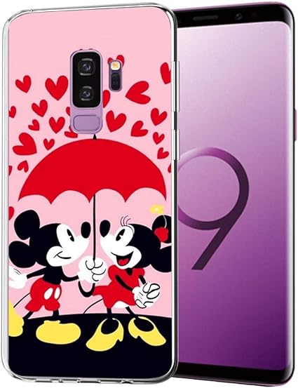 Amazon Co Jp Samsung Galaxy S9 ディズニー ミッキーマウス ミニーマウス 透明 柔らかい Tpu素材 キャラクター 保護カバー Fba Case Dsnb S9 Xo 41 家電 カメラ