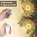 Fairy Firework String Lights Wire Lights,120 LED DIY 8 Modes Dimmable Lights with Remote Control, Waterproof Decorative Hanging Starburst Lights for Christmas, Home, Patio, Indoor Outdoor Decoration