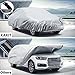 KAKIT Car Cover All Weather Outdoor Car Cover Durable Protect Car Paint with Free Anti-Theft Lock,Fits Sedan up to 185