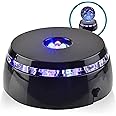 ASENTE 4 LED Display Base - Light Base for Glass Art - Lighted Glass Display and LED Base Light for Crystals, Figurines, and More - Lighted Display Stand w/ Color Changing Lights