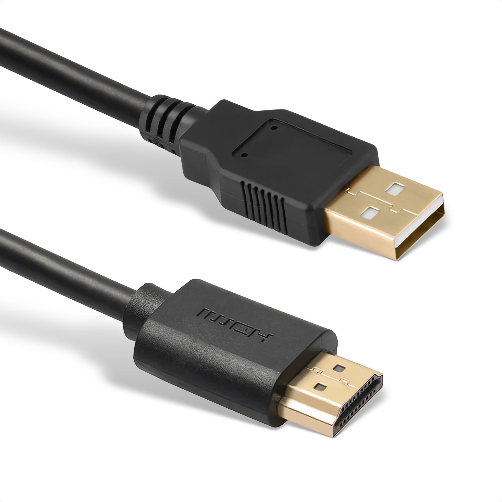 Photo 1 of PIKTIME USB to HDMI Cable, USB 2.0 Male to HDMI Male Charger Cable Splitter Adapter - 0.5M/1.64ft
