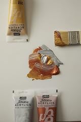 Pebeo Studio High Viscosity Acrylic Paint Gold 100 ml view 5