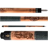 McDermott G338 Etched Wolf 13mm Shaft- Free Q-Wiz