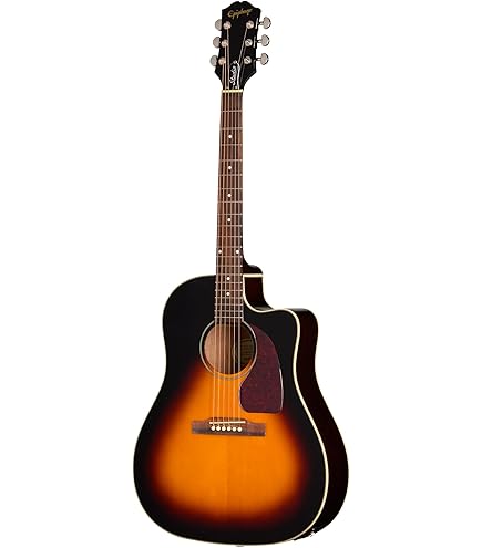 Amazon.com: Epiphone J-45 EC Studio Acoustic Electric, Ebony
