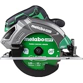 Metabo HPT 18V MultiVolt 7-1/4 In Cordless Circular Saw, C1807DAQ4 | "Battery Not Included, High Torque Motor, Lightweight Design, Accepts 36V Batteries, 200 2x4 Cuts per Charge, Tool Body Only"
