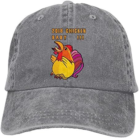 2018!Chicken Baby Hat Snap-Back Hip-Hop Cap Baseball Hat Head-Wear Cotton Trucker Hats Ash