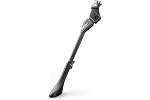 HENMI Center Mount Bike Kickstand for Adult Bikes, Adjustable Bicycle Kickstand for Most 24"-29", Non-Slip Sole, Magnesium alloy Material, Bicycle Kickstand for Mountain Bike Road Bike