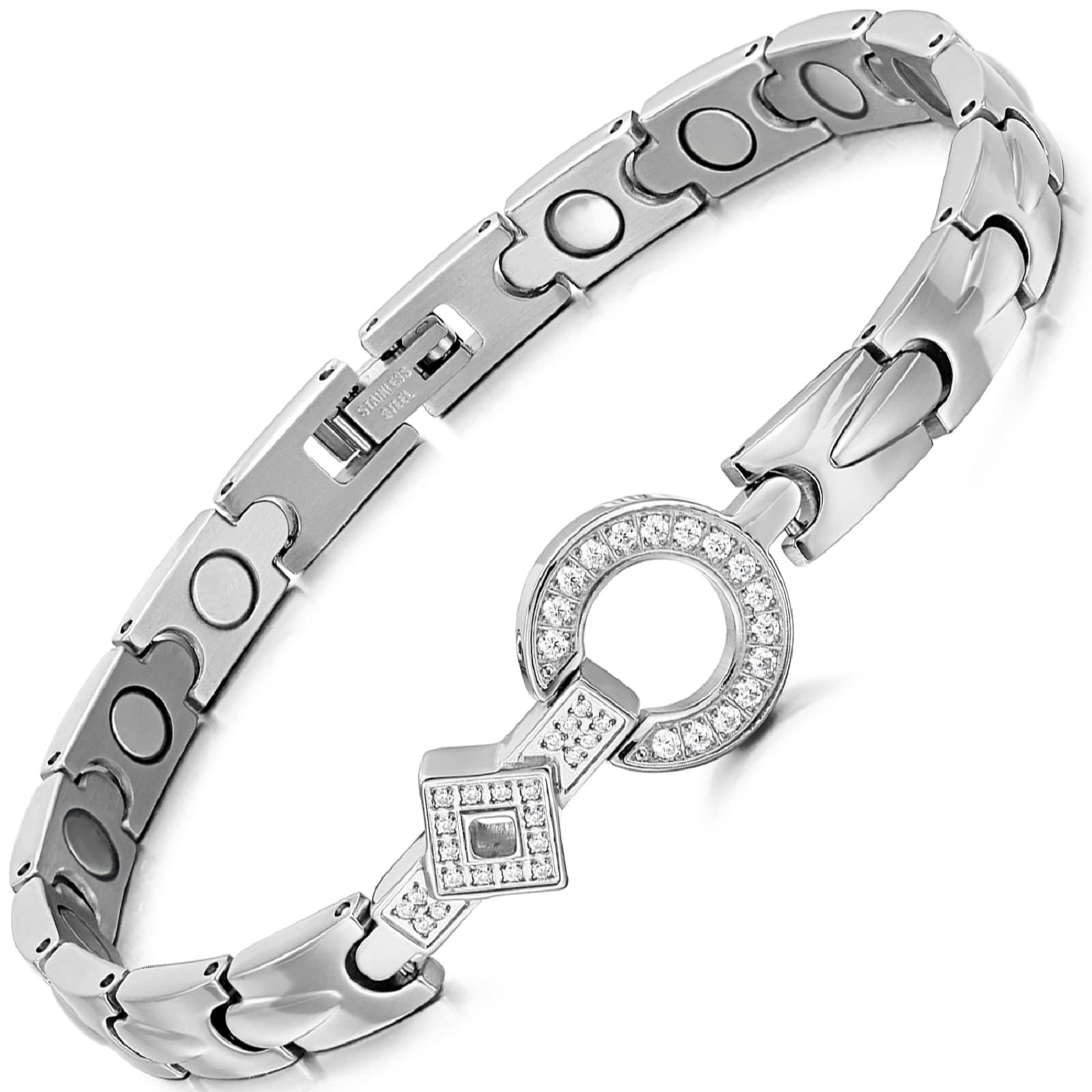 Titanium Bracelet Rainso Magnetic Bracelet RainSo Elegant Womens