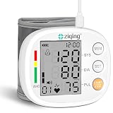 KIKEANG Wrist Blood Pressure Monitor, Rechargeable Bp Cuff Wrist & Accurate 2x99 Data Large LCD Screen Display for Home/Trave/Office Use