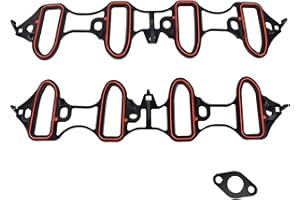 PUENGSI Intake Manifold Gasket Set Replace 89060413 MS98016T Compatible with Chevy Silverado, Suburban, Tahoe, Yukon, Tahoe, Savana, GMC Sierra, Cadillac Escalade 4.8L 5.3L 6.0L