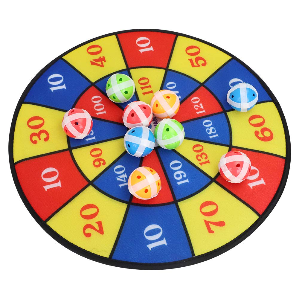 Afumazi Sticky Ball Set for Fabric Dart Board, Kids Darts Game Accessories,Include 12 Balls