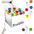 Fruidles Bowling Lollipops Candy Suckers, Super Sports Events, Gatherings, Birthdays Parties, Individually Wrapped (12-Pack)
