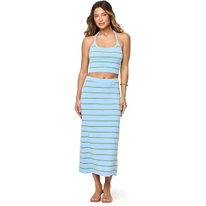 L*Space Positano Top - Mykonos Stripe