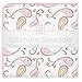 SwaddleDesigns Ultimate Winter Swaddle, X-Large Receiving Blanket, Made in USA, Premium Cotton Flannel, Pastel Pink Paisley (Mom's Choice Award Winner)