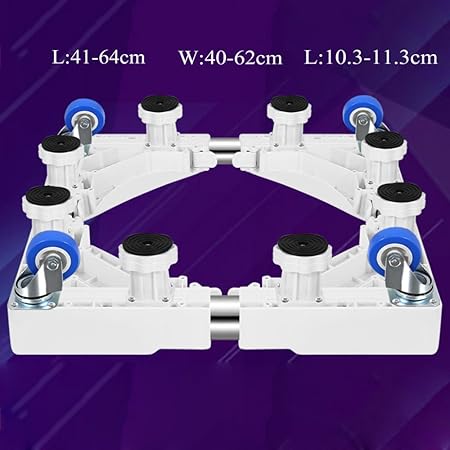 ZCRFY Base para Nevera Y Lavadora Base Frigorífico Ajustable Móvil ...