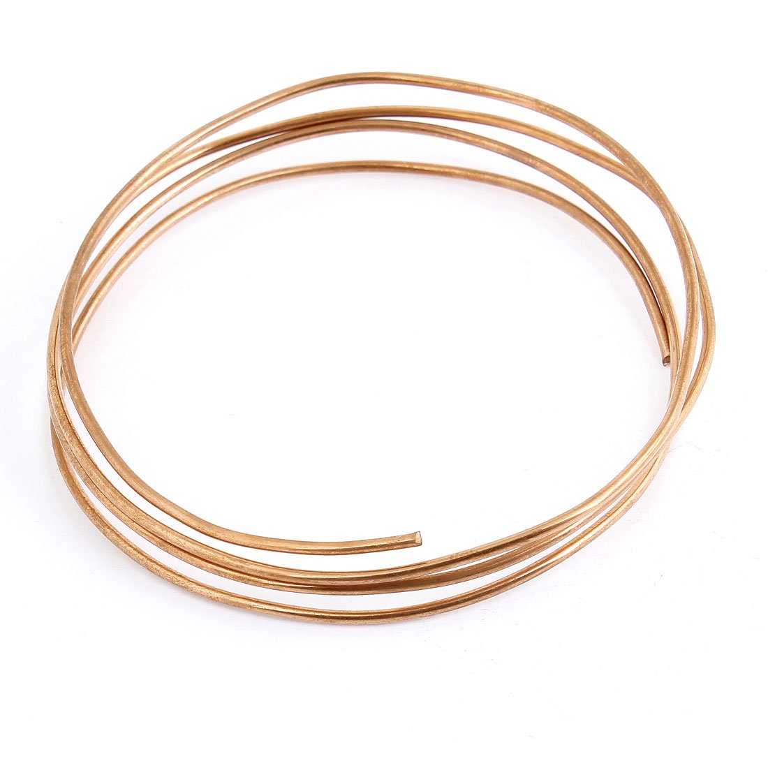 Sourcingmap 1M 3.3Ft Length Copper Tone Refrigerator Refrigeration Tubing Coil