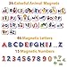 Kids Fridge Magnets 87 pcs – Fridge Magnets for Toddlers – Baby Magnets for Refrigerator – Alphabet Magnets – Magnetic Letters and Numbers – Kids Magnets for Refrigerator – Animal Magnets ABC