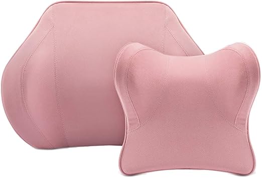Qiuxiangshan Pillow Car Seat Headrest Cushion Set Car Seat