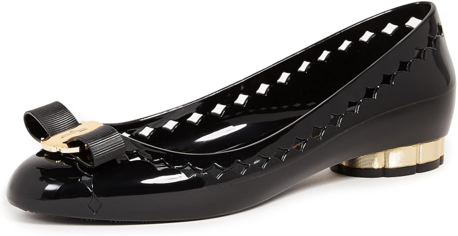 salvatore ferragamo jelly flats