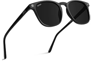 WEARME PRO WMP Eyewear - Men's Polarized Modern Rounded Square Sunglasses