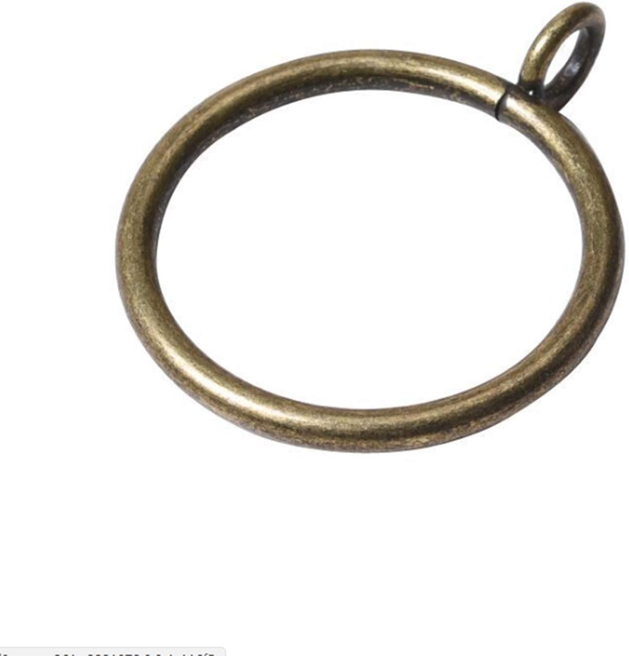 HD6038Q Pack of 28 Drapery Curtain Rings, Eyelet Rings, 1.5 Inch Inner Diameter (28, Antique Bronze)