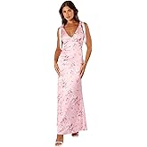 Petal & Pup Womens Xavier Bow Shoulder Maxi Dress