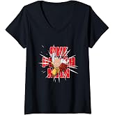 Women's One Punch Man Saitama Punch Pose Anime V-Neck T-Shirt