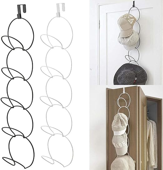 WSDF - Soporte para gorra de béisbol para colgar sobre la puerta, para
