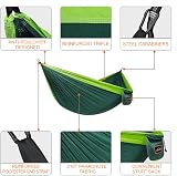 AnorTrek Camping Hammock 210T Parachute Nylon 500 lb Capacity with Straps view 2