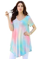 Roaman's Women's Plus Size Swing Ultra Femme Tunic