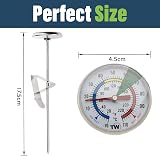 Thermometer World Milk Thermometer with 175 mm Stainless Probe Clip Barista view 4