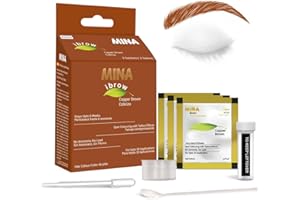 MINAIBROW Mina ibrow Hair Color Copper Brown|Natural Spot coloring Hair Tinting Powder, Water and Smudge Proof |No Ammonia, No Lead with 100% Gray Converge|Vegan and Cruelty free