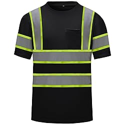 DPSAFETY High Visibility Shirts Quick Dry Safety T