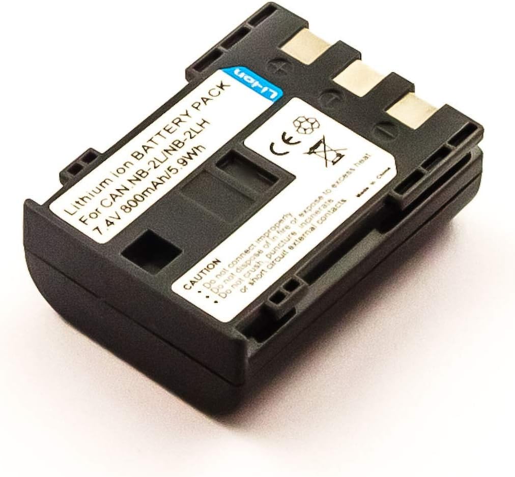 Mobiltec Batterie LiION pour Appareil Photo numérique Canon E160814 Noir 7,4 V 700 mAh Amazon