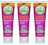 Natural Dentist Cavity Zapper Kids Flouride Gel Toothpaste Pack of 3