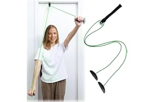Shoulder Pulley System for Exercise Adjustable Pulley for Shoulder and Arm Training Pulley Over The Door Home Gym Equipment f