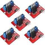 HiLetgo 5pcs IRF520 MOSFET Driver Module MOSFET Button Drive for Arduino MCU ARM Raspberry PI
