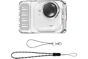 LICHIFIT TPU Protective Case Cover for Insta360 Go Ultra Camera and Action Pod Shell Skin Housing Protection Accessories with