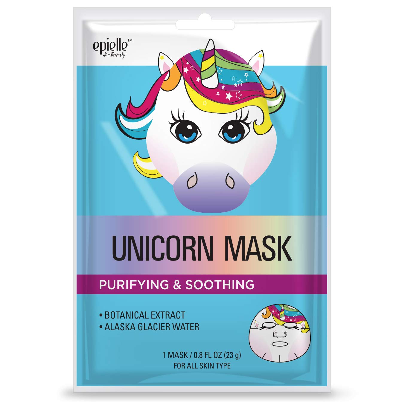Epielle Character Sheet Masks | Llama, Mermaid, Panda, Cheetah, Unicorn, Otter | Korean Beauty Mask -For All Skin Types, (Pack of 6) : Beauty