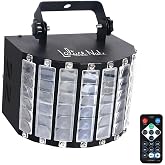 LaluceNatz 27W DJ Disco Light Derby Effect Remote Control Party Lamps | RGBW Beam Output Through 48 Lenses, DMX512 &amp; Sound Activated, Easy Setup for Gigbar Band Concert Wedding Dance Club Event