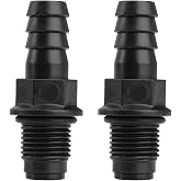 Condensate Pump Check Valve for Little Giant (2 Pack) | Perfect fit for Little Giant CV-10, VCC, VCMA, VCL-14, VCL-24 condensate pumps 1/4" MNPT x 3/8&rdquo; Barbed