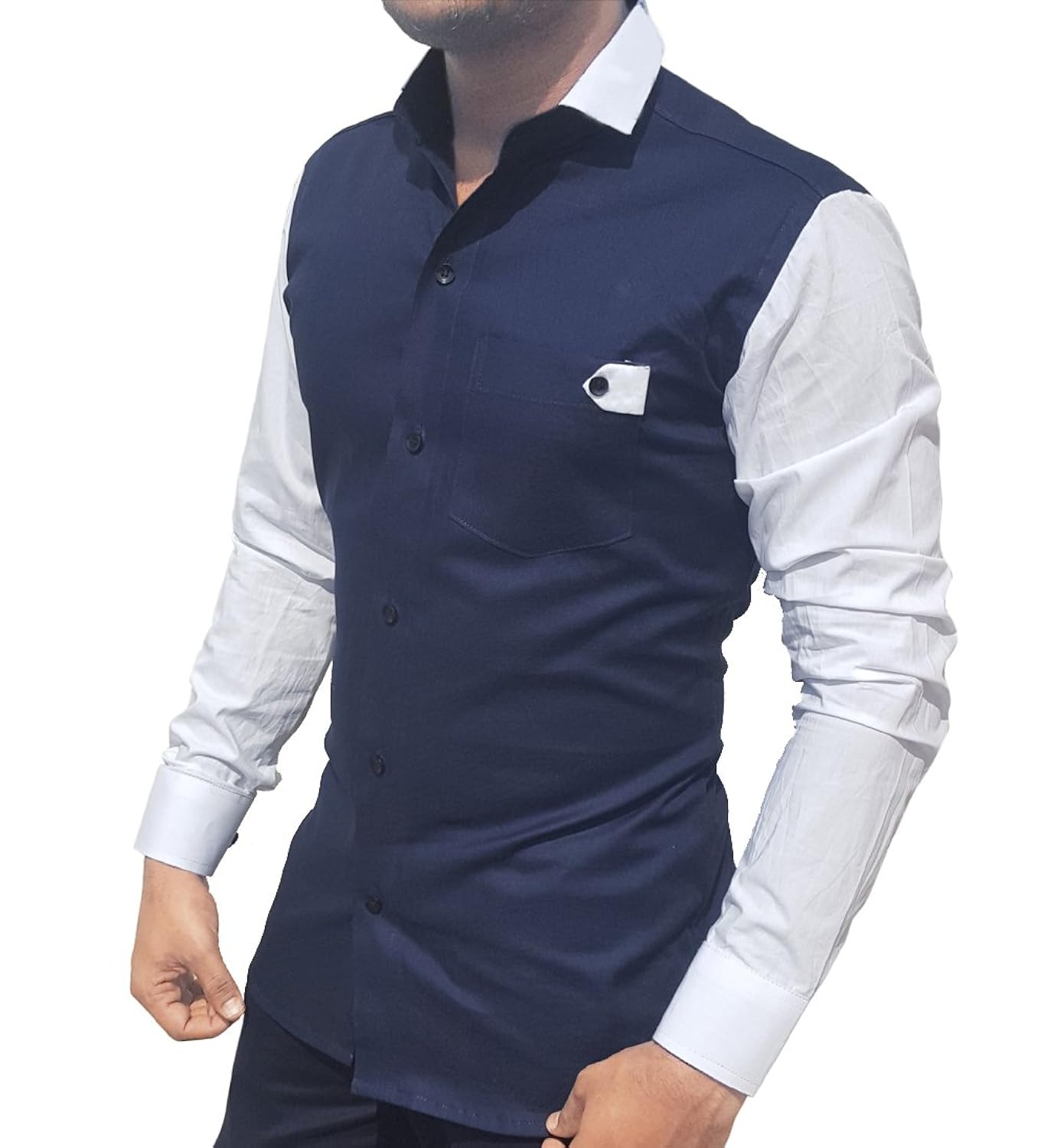 s.n. men's cotton multi pattern casual shirt (sn0053)