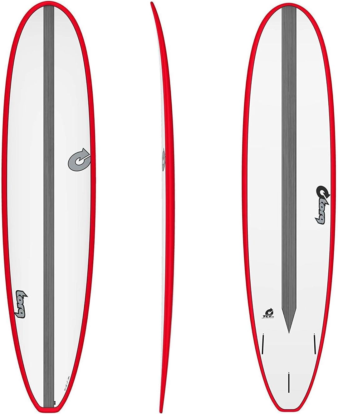 TORQ Surfboard Epoxy TET CS 8.0 Long Carbon Red