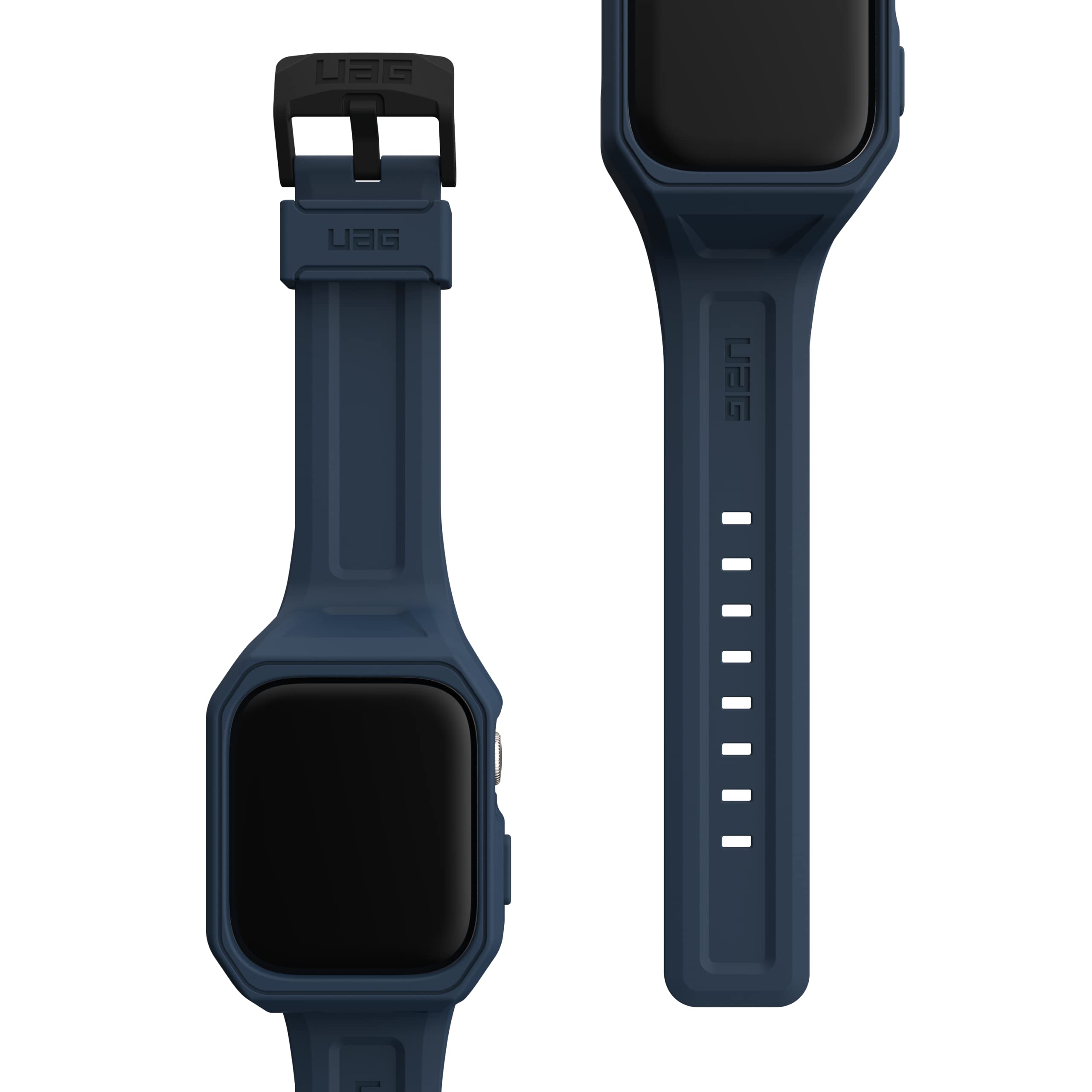 URBAN ARMOR GEAR UAG Compatible with Apple Watch Band Case 45mm iWatch Series 9/8/7 Scout Plus Soft Touch Adjustable Replacement Strap, Mallard