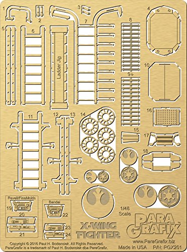 Paragrafix 1/48th Scale X-Wing Fighter Photoetch Set PGX201