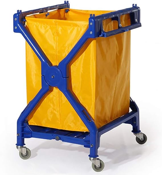 WGE Carro de salón de Belleza Tipo X Plegable Carrito de Lino Ropa