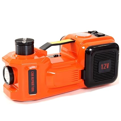 Amazon Com 12v Dc 3 5 Ton Electric Hydraulic Floor Jack Set