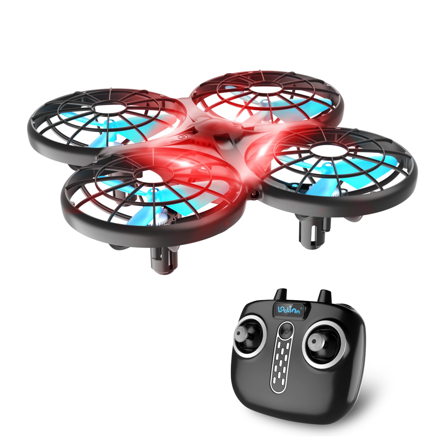 Loolinn | Drone for Kids Gift - RC Drone, Mini Drones with Auto Anti-Collision Technology/Safe for Kids/Easy to Fly / 360° Flip/Hand-Controlled Mode / 14 Minutes Flight Time /C0 (Gift for Kids)