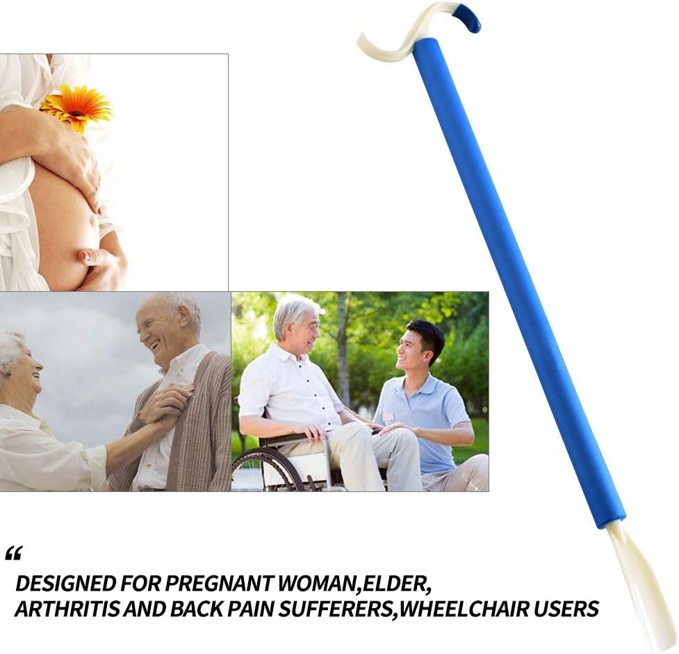 Dressing Stick Aid and Shoe Horn, 2-in-1 Tool,for Disability Aid for Daily Independent Living: Health & Personal Care
